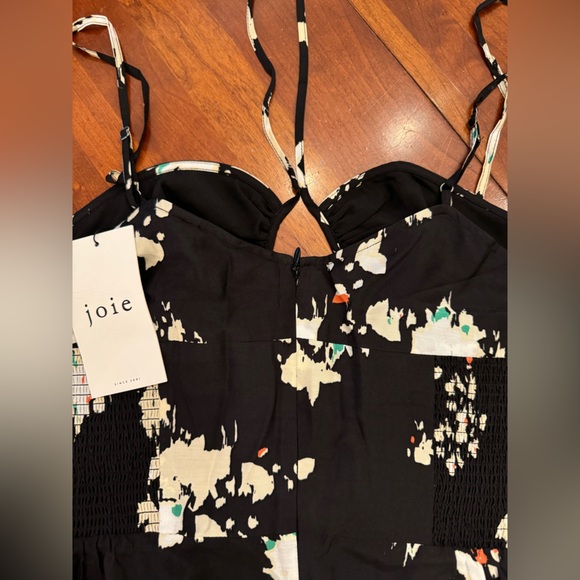Joie Silk Pearl Spaghetti Strap Wide Leg Jumpsuit - Picture 8 of 12